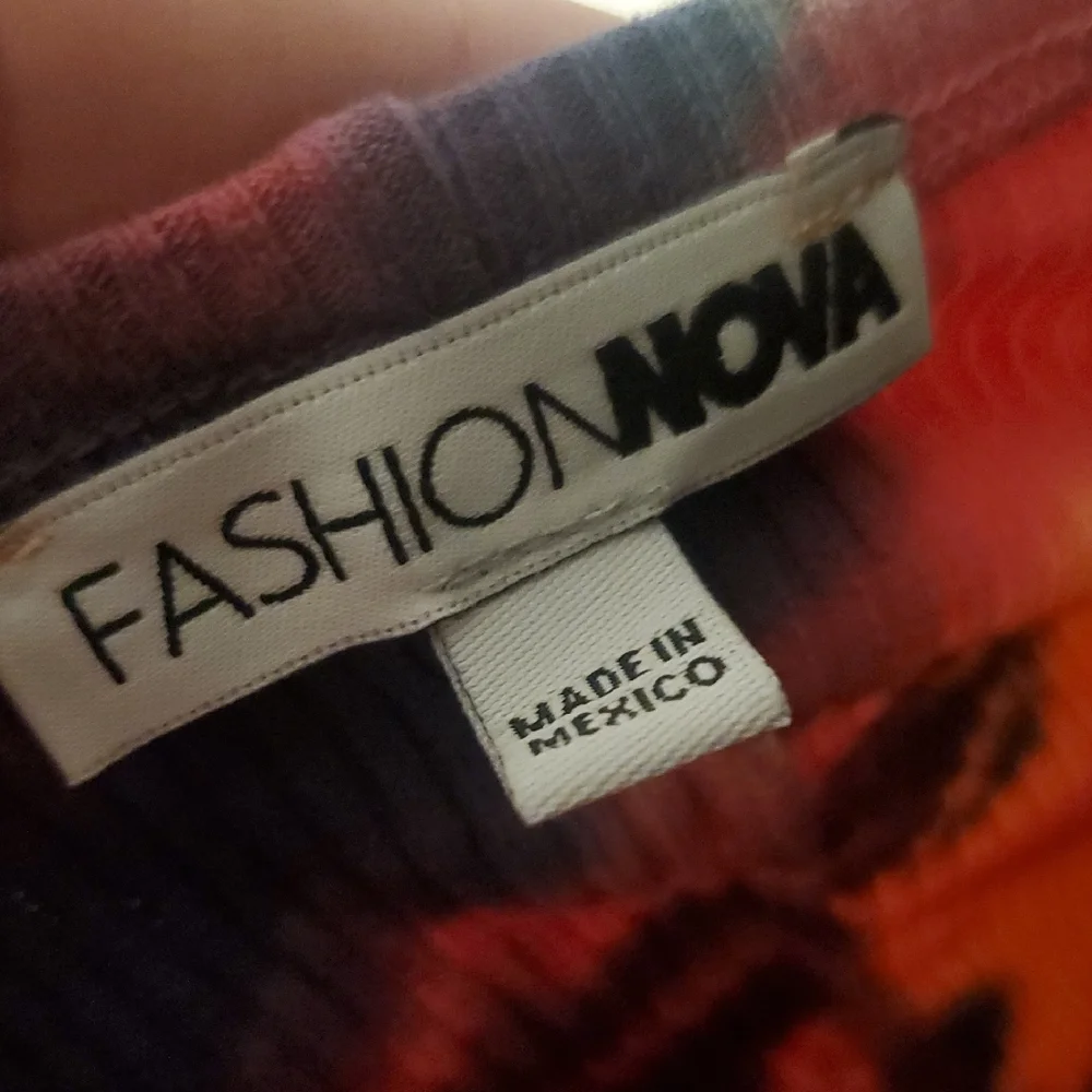 Fashion Nova Pink and Blue Tie-Dye Maxi Dress - Picture 2 of 9